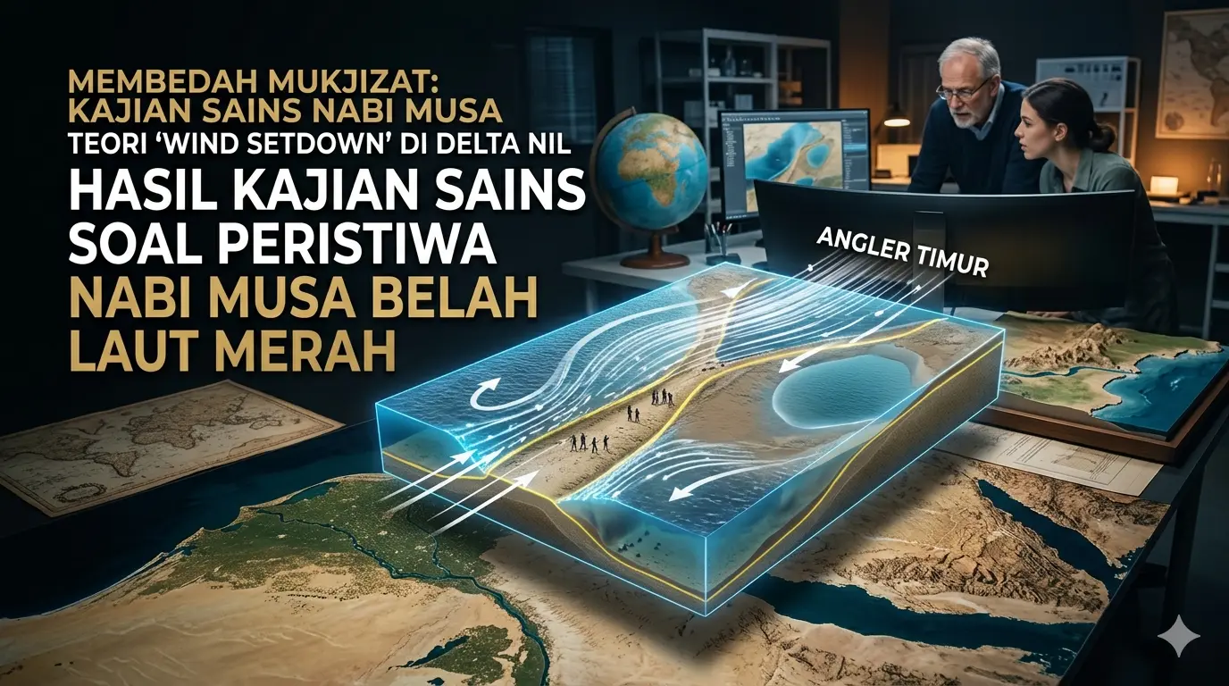 Analisis Sains di Balik Keajaiban Nabi Musa Membelah Laut Merah