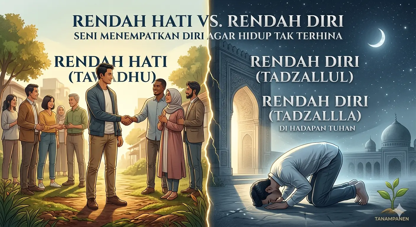 Rendah Hati vs. Rendah Diri: Sesuaikan agar Hidup Tak Terhina!