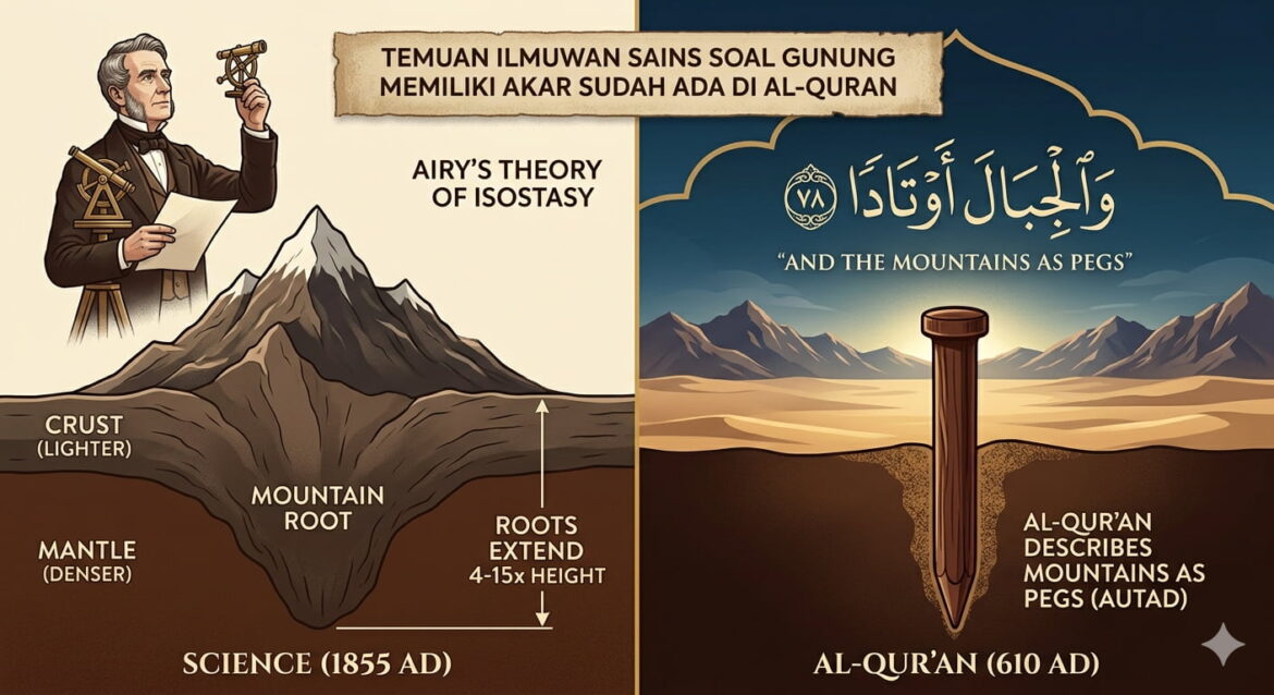Temuan Ilmuwan Sains Soal Gunung Memiliki Akar Sudah Ada di Al-Quran