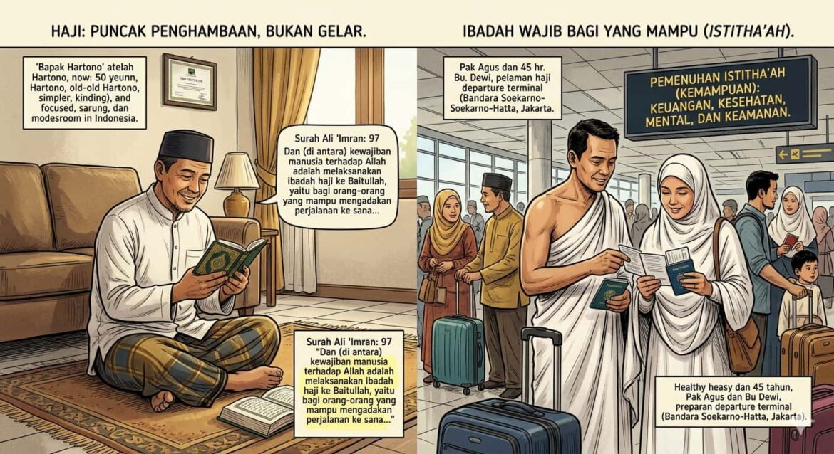 Haji: Puncak Penghambaan, Bukan Sekadar Gelar di Depan Nama