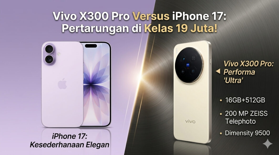 Vivo X300 Pro Versus iPhone 17, Pilih Mana?