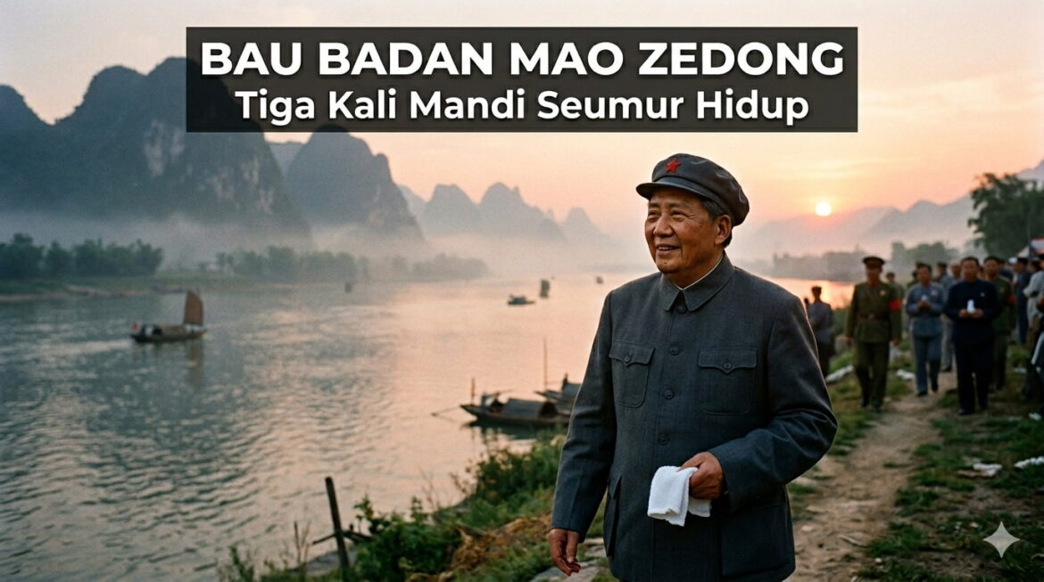Bau Badan Mao Zedong: Tiga Kali Mandi Seumur Hidup