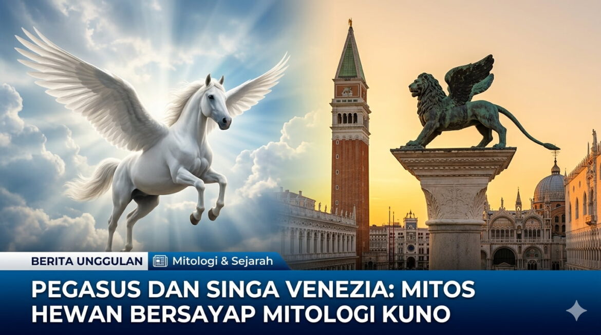 Kuda Pegasus dan Singa Venezia, Mitos Hewan Bersayap Mitologi Kuno!