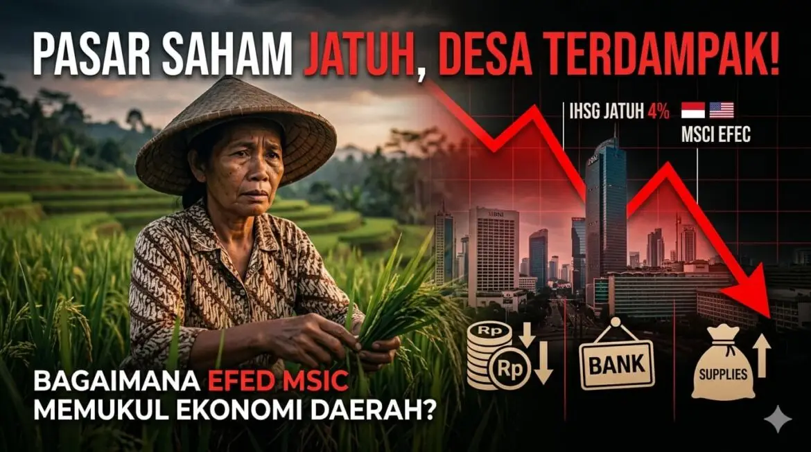 Pasar Saham Jakarta Anjlok, Begini Dampaknya Bagi Masyarakat di Daerah!