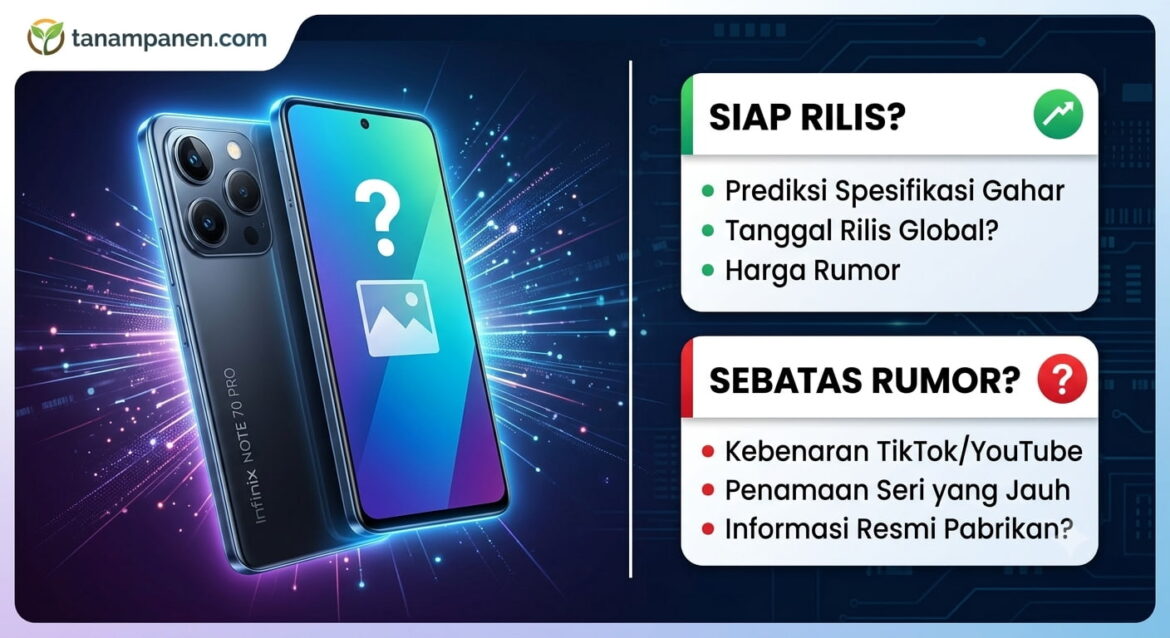 Infinix Note 70 Pro, Siap Rilis atau Sebatas Rumor?