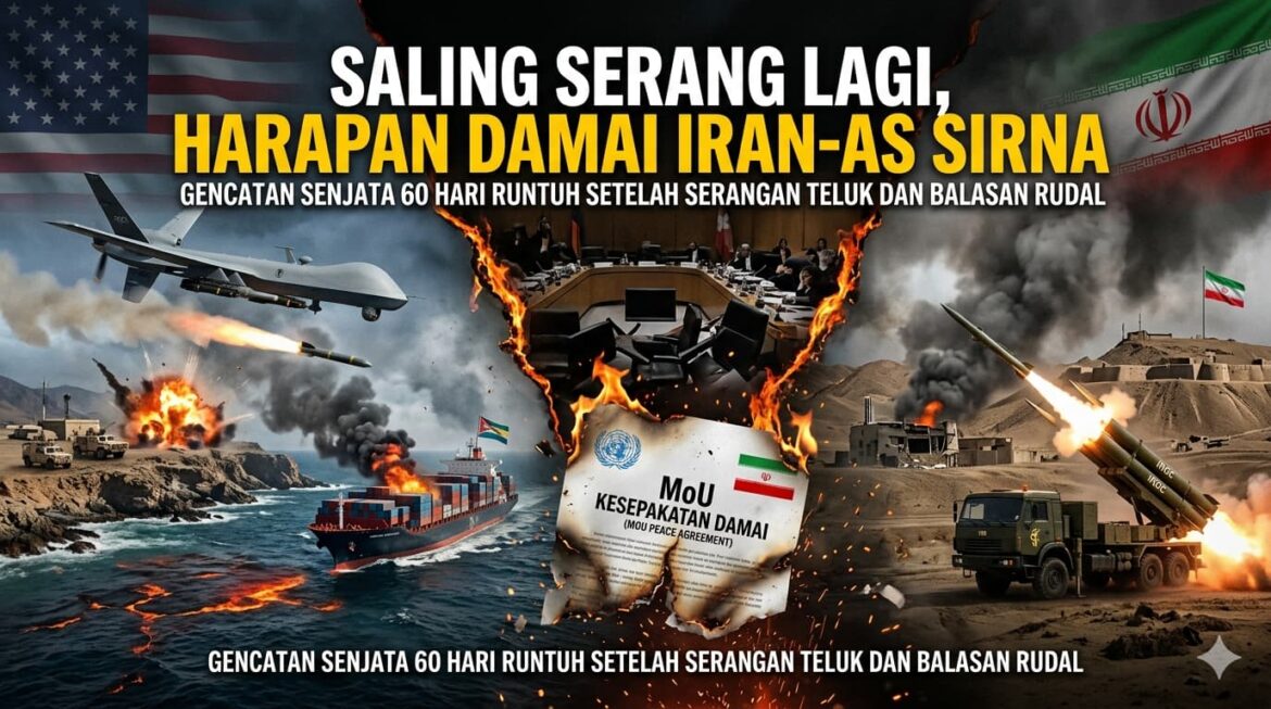 Saling Serang Lagi, Harapan Iran-AS Damai Sirna