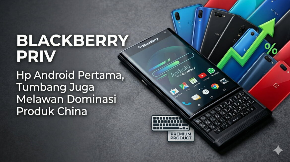 BlackBerry Priv: Hp Android Pertama, Tumbang Juga Melawan Dominasi Produk China