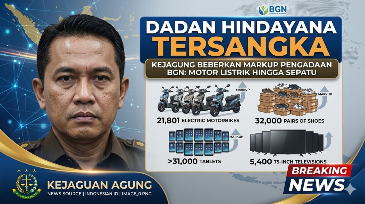 Kejagung Tetapkan Dadan Hindayana Tersangka Kasus Korupsi