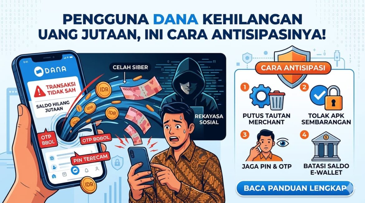 Pengguna DANA Kehilangan Uang Jutaan, Ini Cara Antisipasinya!