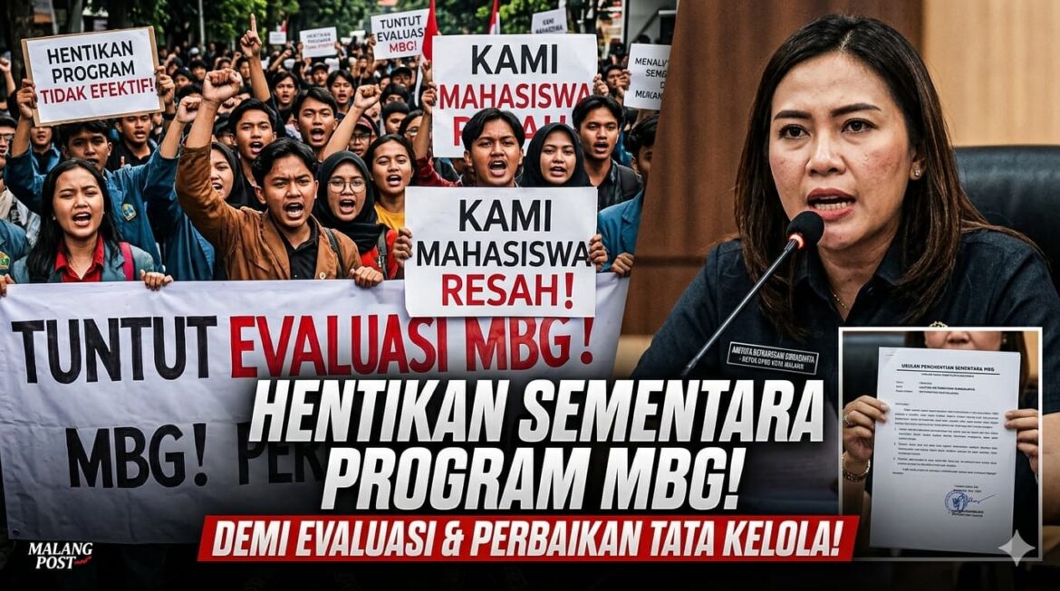 Tanggapi Demo Mahasiswa, Ketua DPRD Malang Sepakat Hentikan MBG