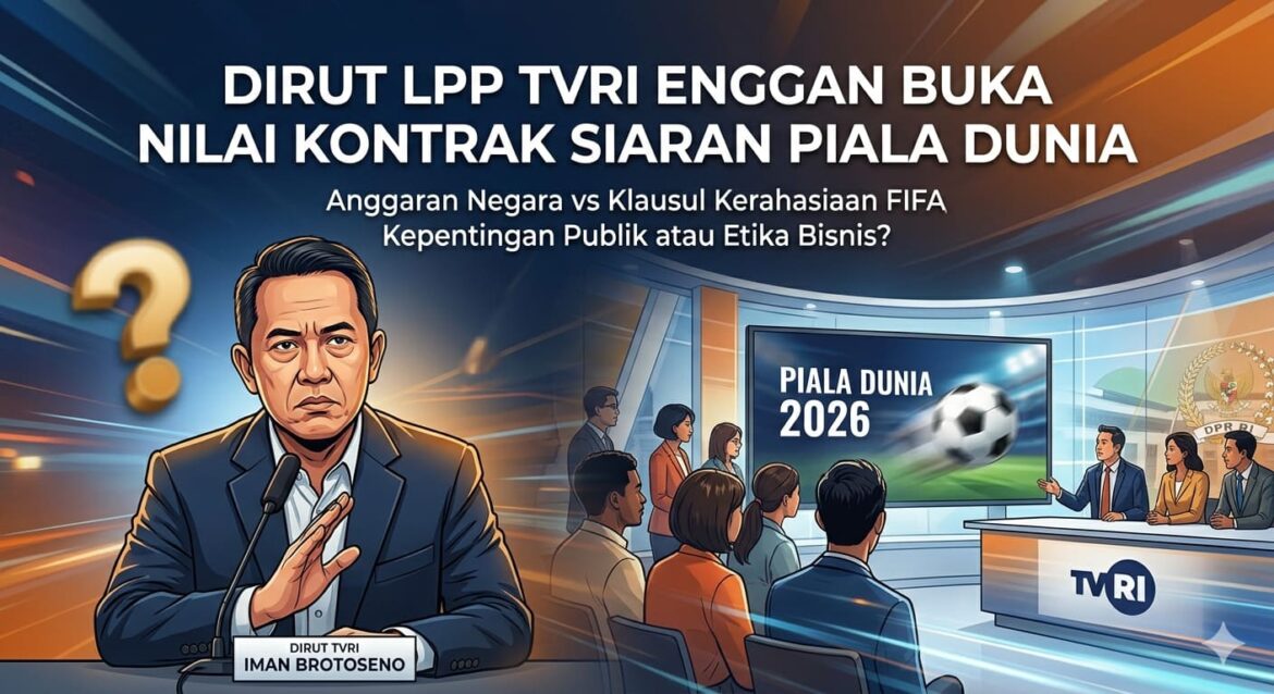 Dirut LPP TVRI Enggan Buka Nilai Kontrak Siaran Piala Dunia