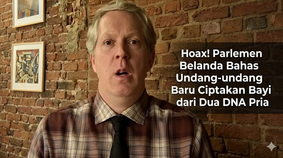 HOAX! Parlemen Belanda Bahas Undang-undang Baru Ciptakan Bayi dari Dua DNA Pria