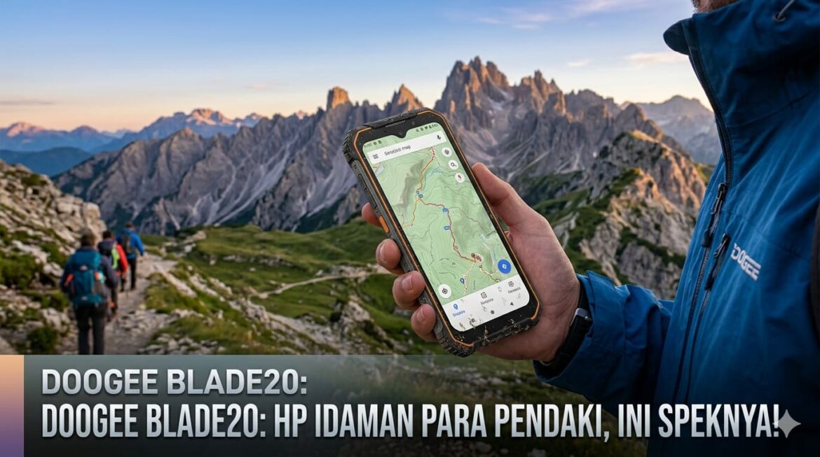 Doogee Blade20: HP Idaman Pendaki, Ini Speknya!
