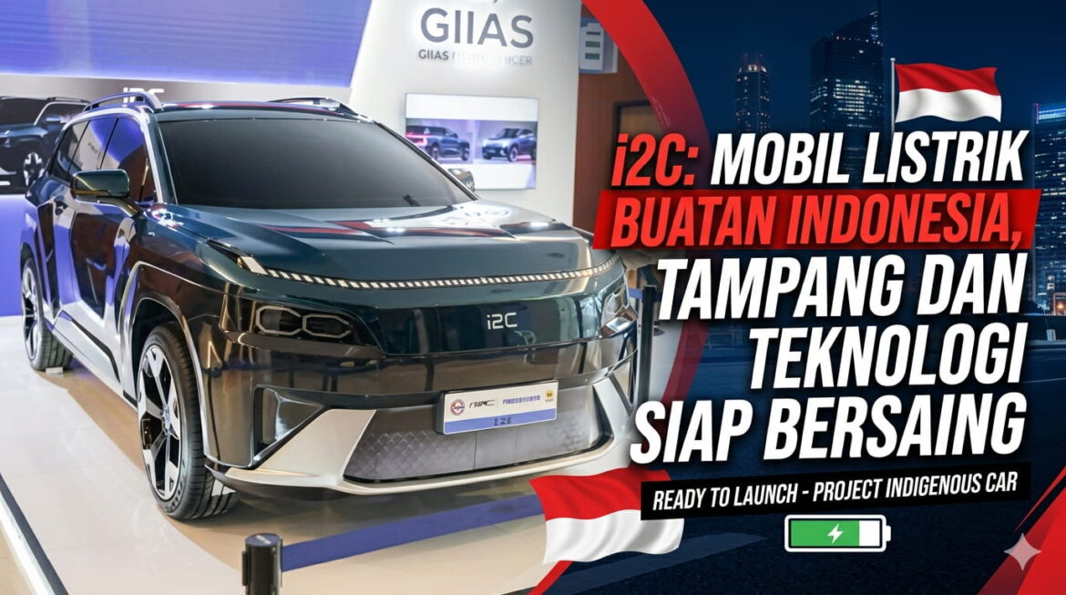i2C: Mobil Listrik Buatan Indonesia, Tampang dan Teknologi Siap Bersaing