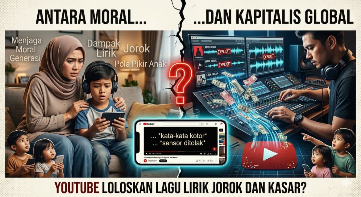 Antara Moral dan Kapitalis Global: YouTube Loloskan Lagu Lirik Jorok dan Kasar?