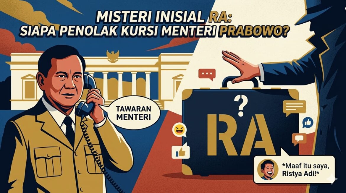 Reshuffle Kabinet Prabowo, Inisial RA Tolak Tawaran Menteri, Apa Ini Orangnya?