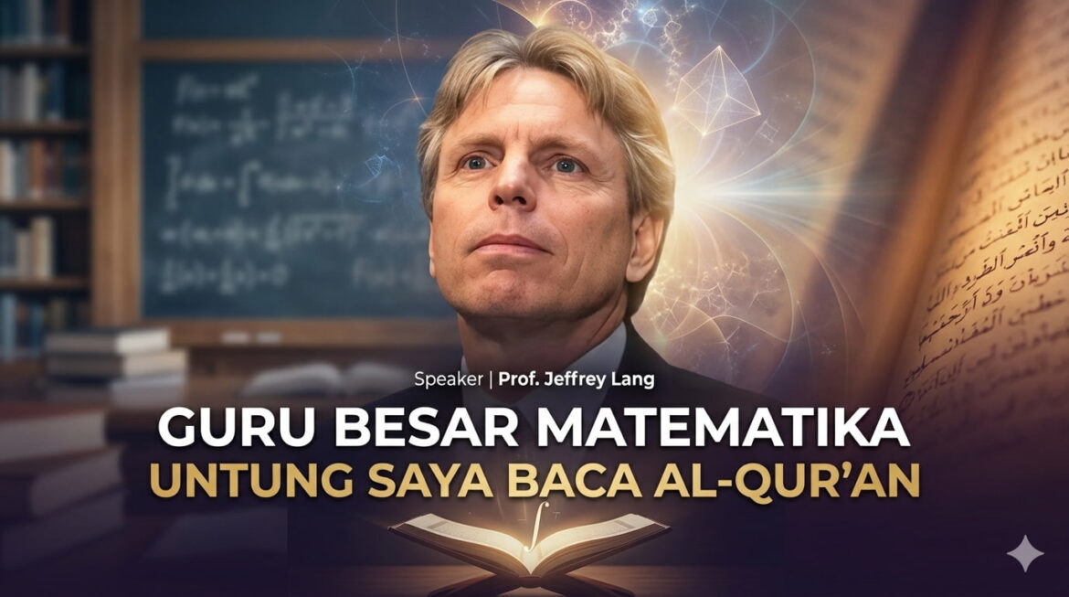 Guru Besar Matematika Ini Masuk Islam Ketika Tahu dan Baca Al-Qur’an