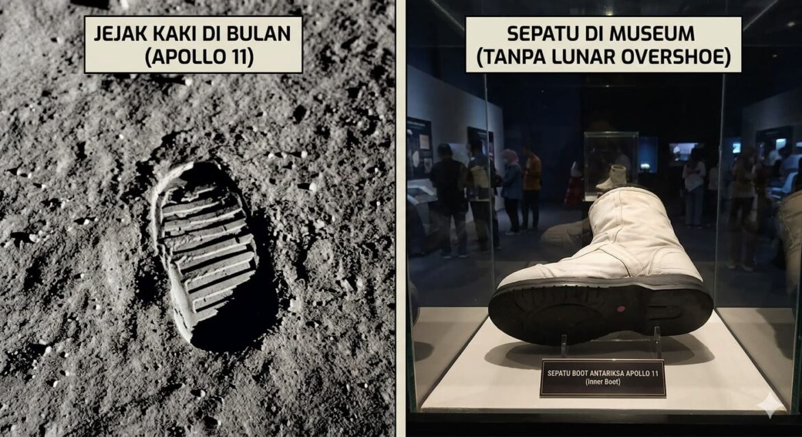 Misteri Perbedaan Jejak Sepatu Neil Armstrong di Bulan Akhirnya Terungkap!
