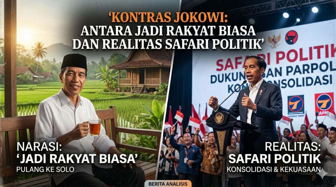 Kontras Jokowi: Antara Jadi Rakyat Biasa dan Realitas Safari Politik