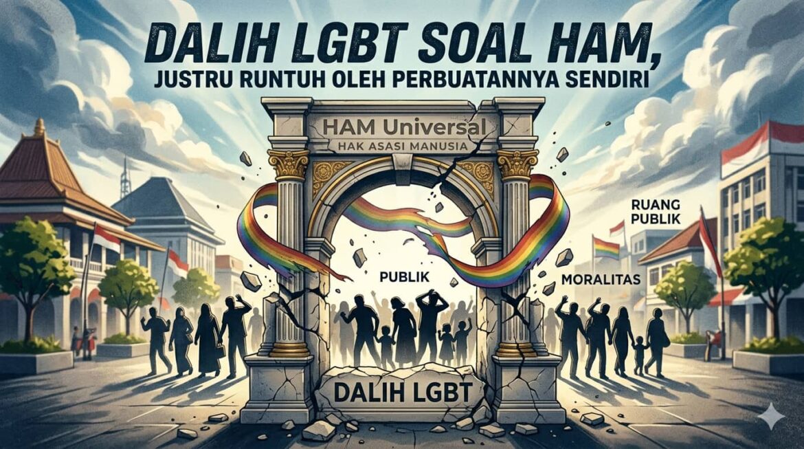 Dalih LGBT Soal HAM, Justru Runtuh oleh Perbuatannya Sendiri