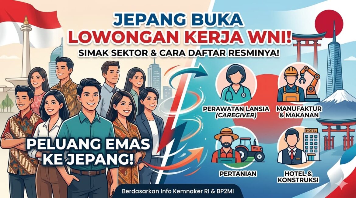 Jepang Buka Lowongan Kerja Bagi Warga Asing Termasuk Indonesia, Ini Caranya!