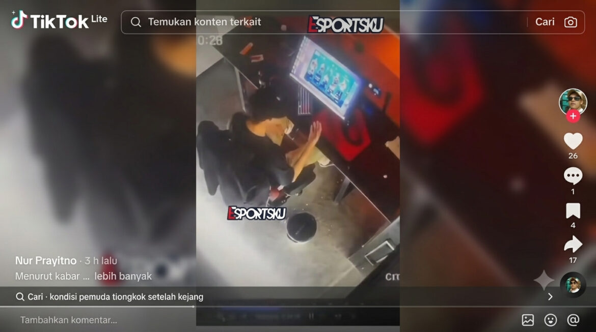 Main Game 20 Jam Nonstop, Pria Ini Kejang-kejang Meregang Nyawa