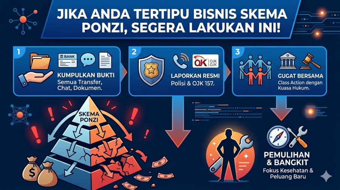 Jika Anda Tertipu Bisnis Skema Ponzi, Segera Lakukan Ini!