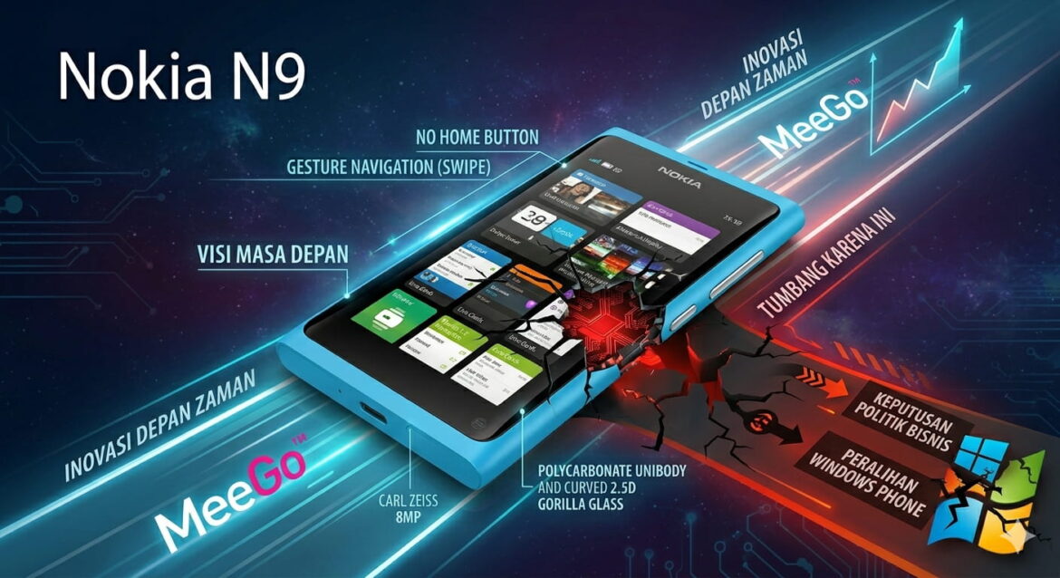 Nokia N9: Bukti Punya Visi Masa Depan, Tetapi Tumbang Karena Ini!