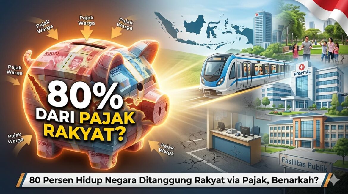 80 Persen Hidup Negara Ditanggung Rakyat via Pajak, Benarkah?