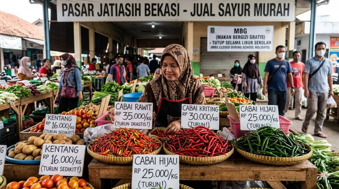 Libur Panjang Sekolah, MBG Libur dan Harga Sayuran Turun