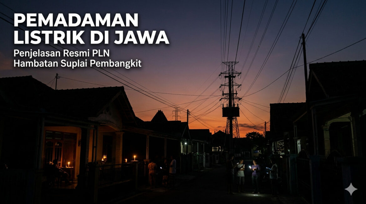Ini Alasan PLN Lakukan Pemadaman Listrik di Wilayah Jawa
