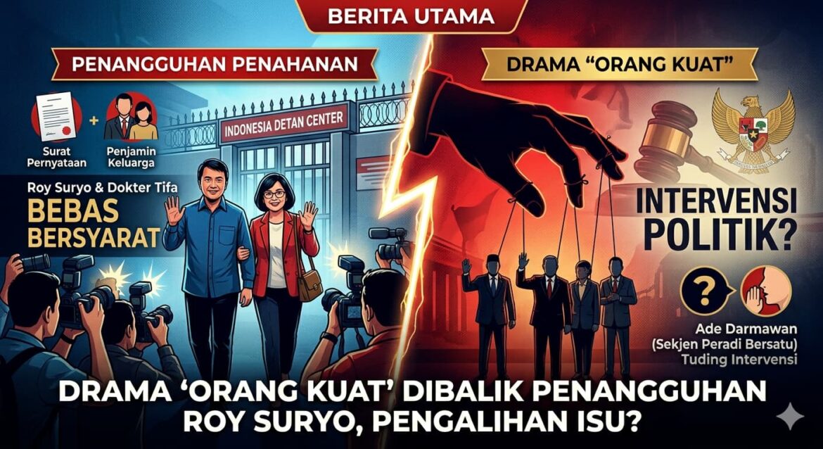 Ada Orang Kuat’ Dibalik Penangguhan Penahanan Roy Suryo, Pengalihan Isu?