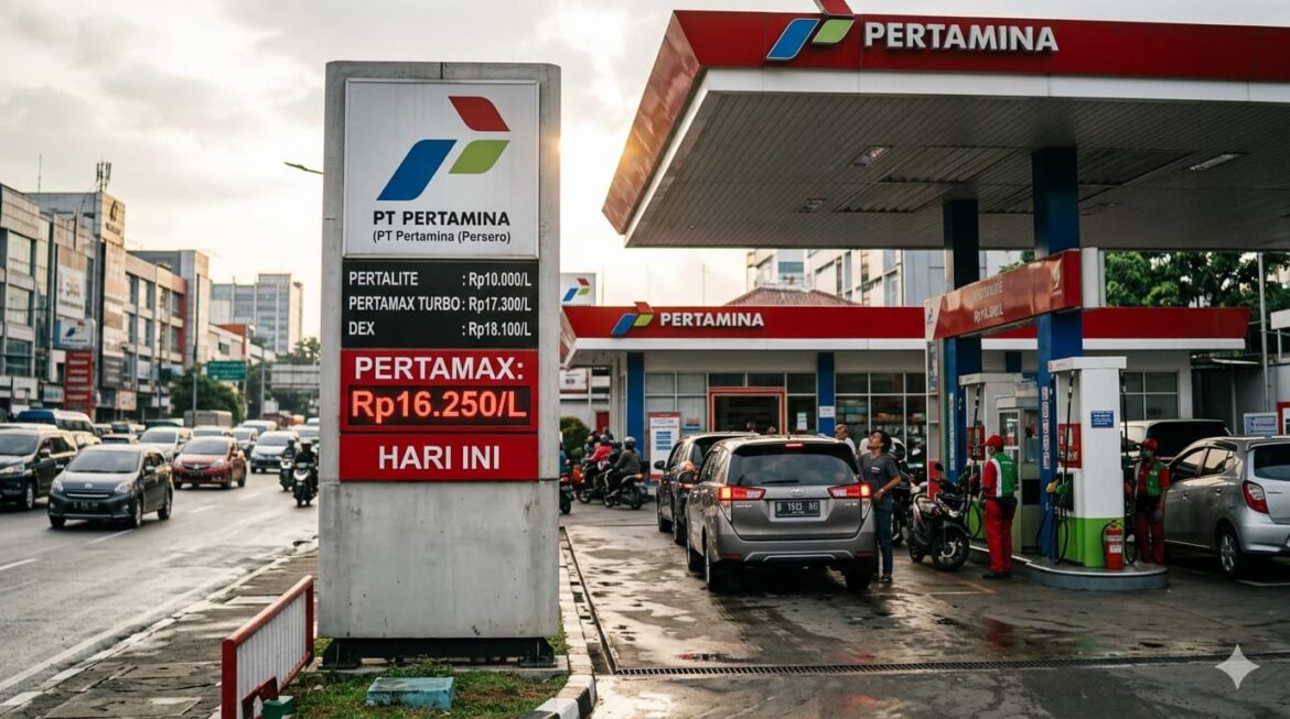 Harga Pertamax Meroket, Hari Ini Tembus Rp 16.250 Perliter
