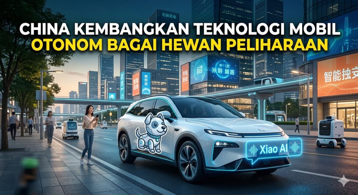 China Kembangkan Teknologi Mobil Otonom Bagai Hewan Peliharaan