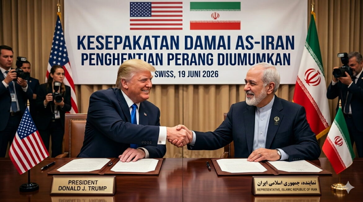 Trump Umumkan Kesepakatan Damai dan Akhiri Perang dengan Iran