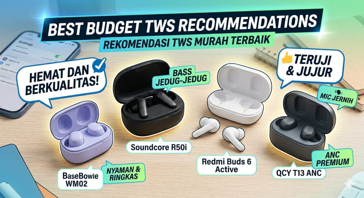 Rekomendasi TWS Terbaik Harga Murah, Ini Daftarnya!