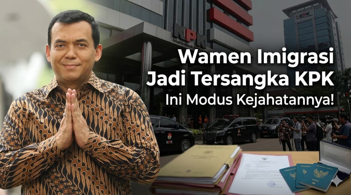 Wamen Imigrasi Jadi Tersangka KPK, Ini Modus Kejahatannya!