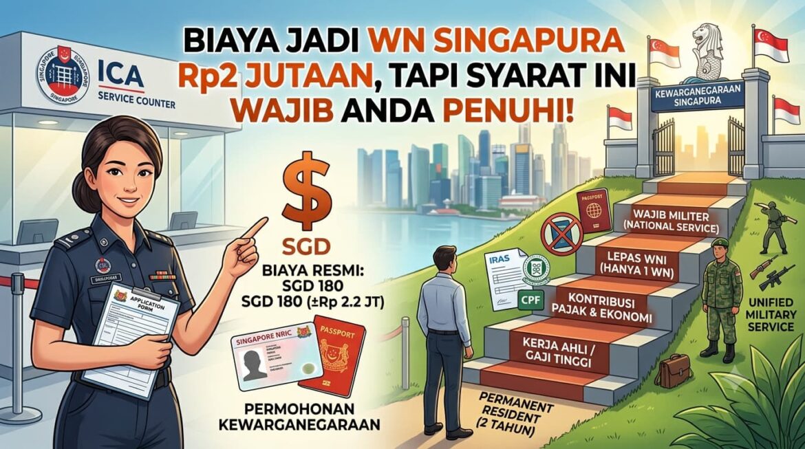 Biaya Jadi WN Singapura Rp2 Jutaan, Tapi Syarat Ini Wajib Anda Penuhi!