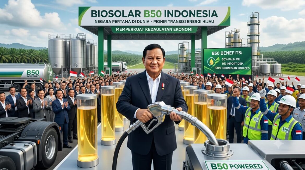 Prabowo Resmikan Biosolar B50, RI Jadi Negara Pertama, Perkuat Kedaulatan Ekonomi