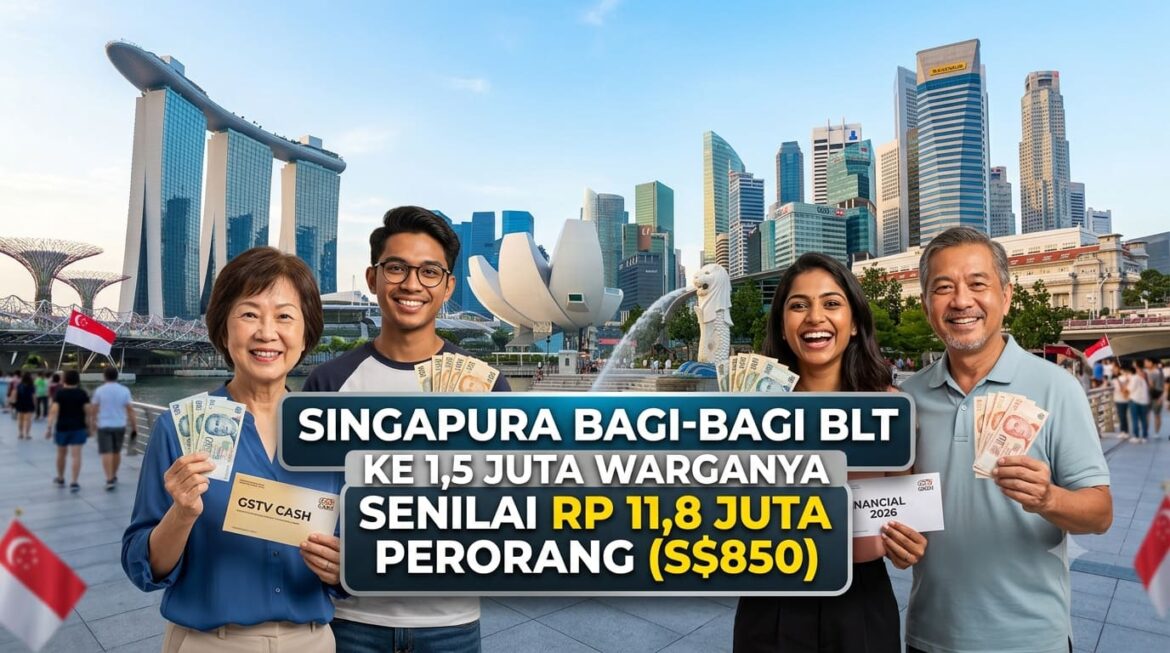 Singapura Bagi-bagi BLT ke 1,5 Juta Warganya Senilai Rp 11,8 Juta Perorang