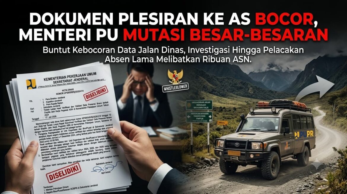 Dokumenn Plesiran ke AS Bocor, Menteri PU Mutasi Besar-besaran