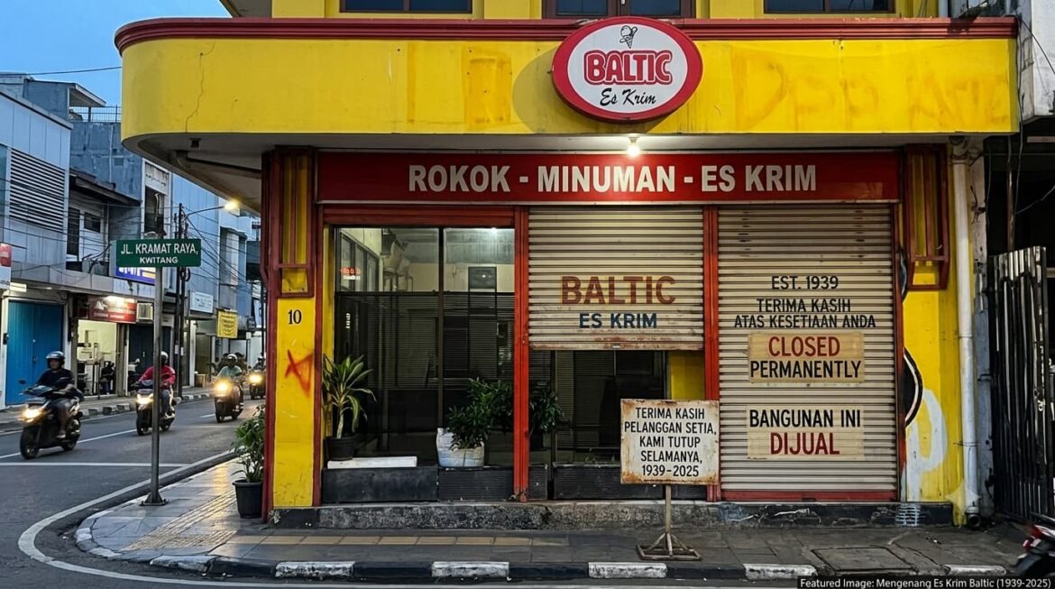 Es Krim Legendaris Baltic Tutup Permanen Setelah 87 Tahun Berdiri