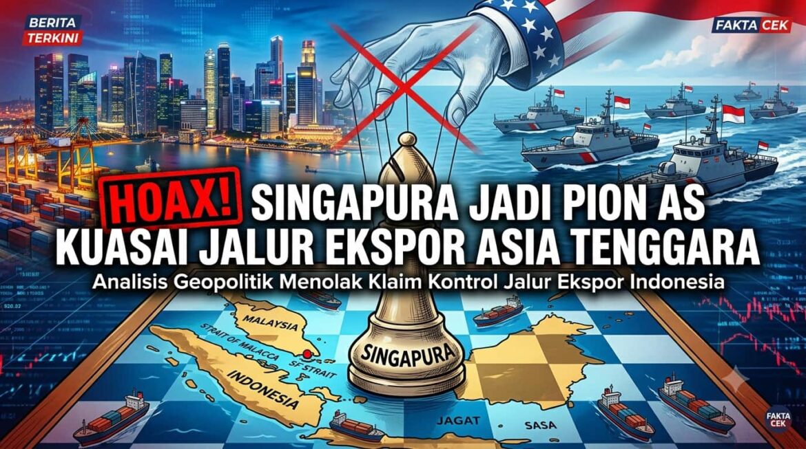 Hoax! Singapura Jadi Pion AS Kuasai Jalur Ekspor Asia Tenggara