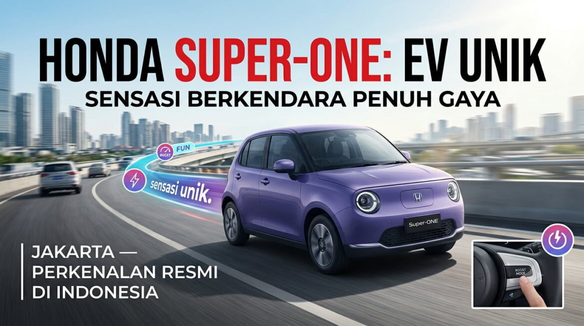 Honda Kenalkan Super-One, EV dengan Sensasi Berkendara Unik