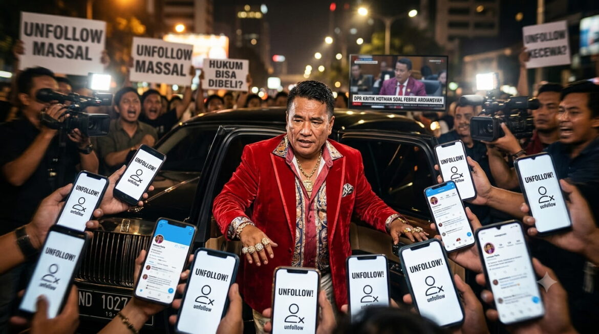 Jadi Pengacara Febrie, Netizen Ajak Unfollow Massal Akun Media Sosial Hotman Paris