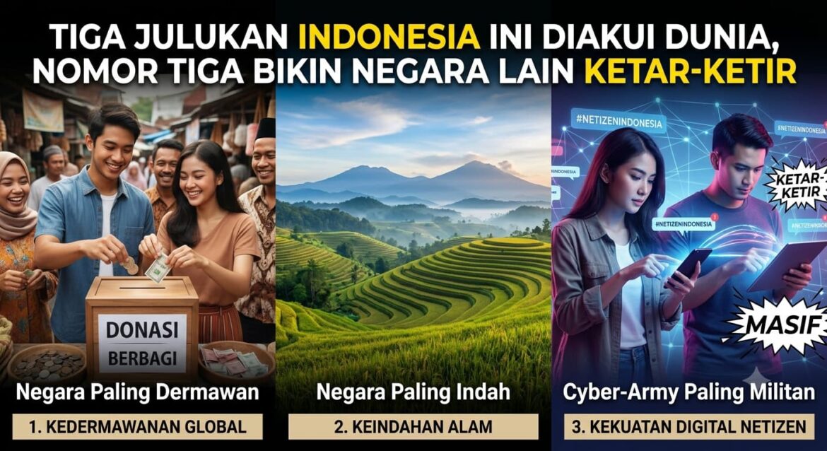 Tiga Julukan Indonesia Ini di Akui Dunia, Nomor Tiga Bikin Negara Lain Ketar-ketir