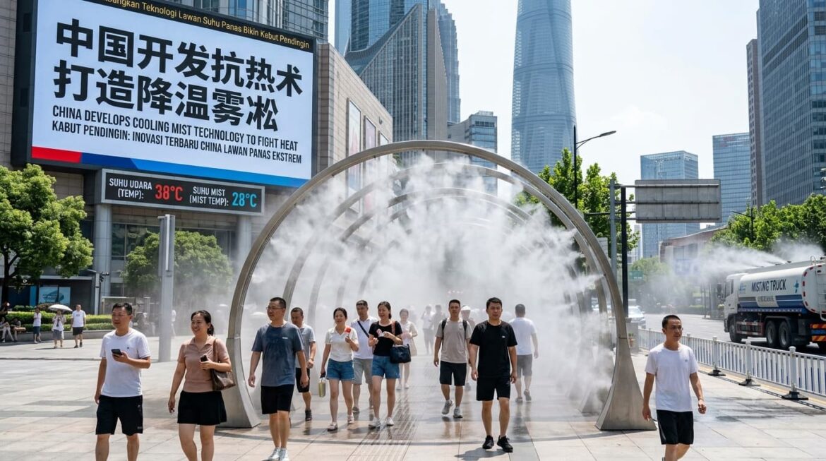 China Kembangkan Teknologi Lawan Suhu Panas, Bikin Kabut Pendingin