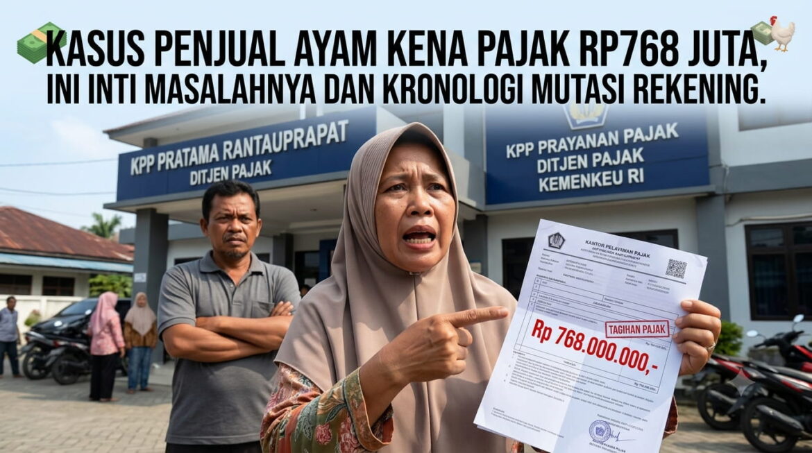 Kasus Penjual Ayam Kena Pajak Rp768 Juta, Ini Inti Masalahnya!