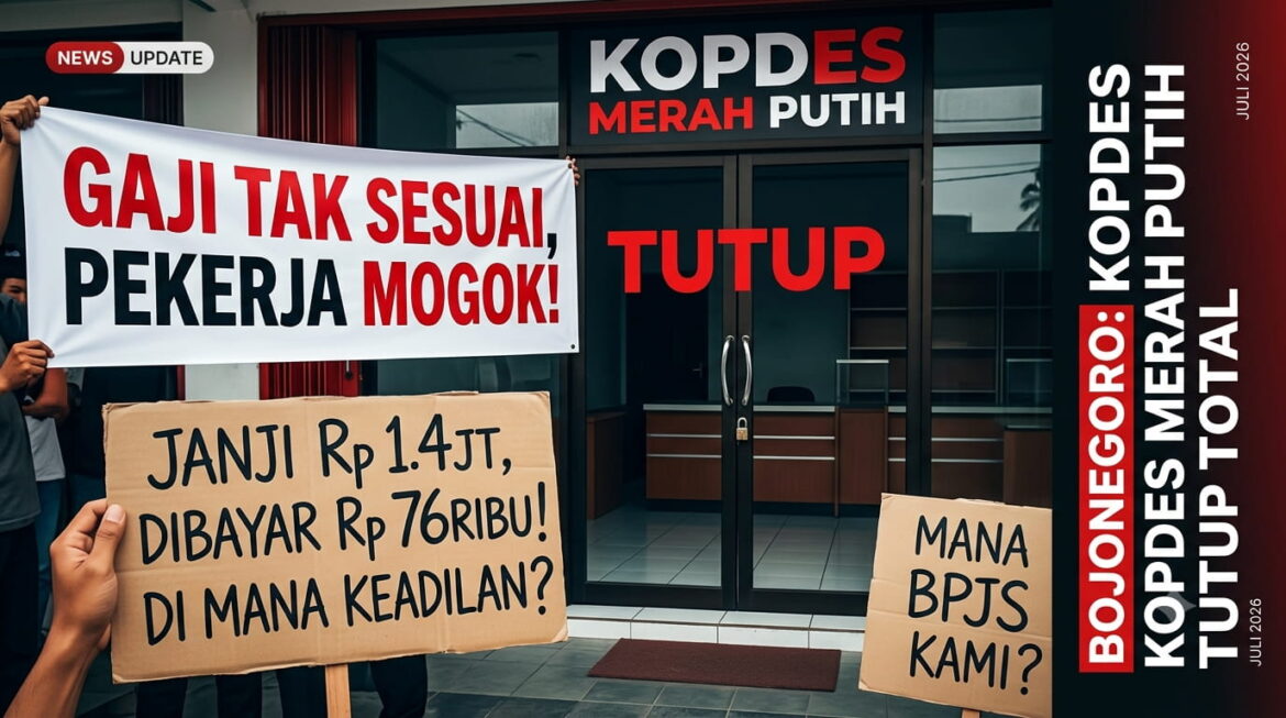 Gaji Tak Sesuai: Pekerja Mogok, Kopdes Merah Putih Tutup Operasional