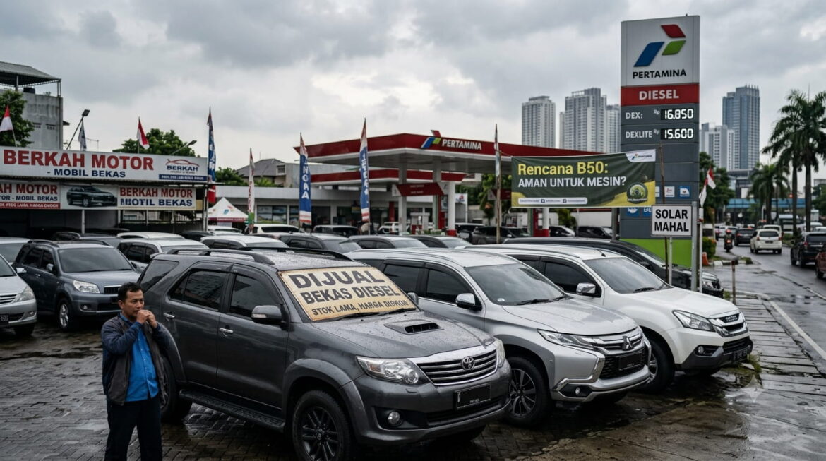 Pasar Mobil Bekas Diesel Lesu, Faktor Mahalnya Solar dan B50